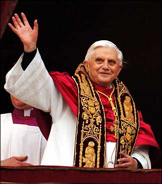 pope benedict xvi pictures. NEW POPE BENEDICT XVI: VATICAN